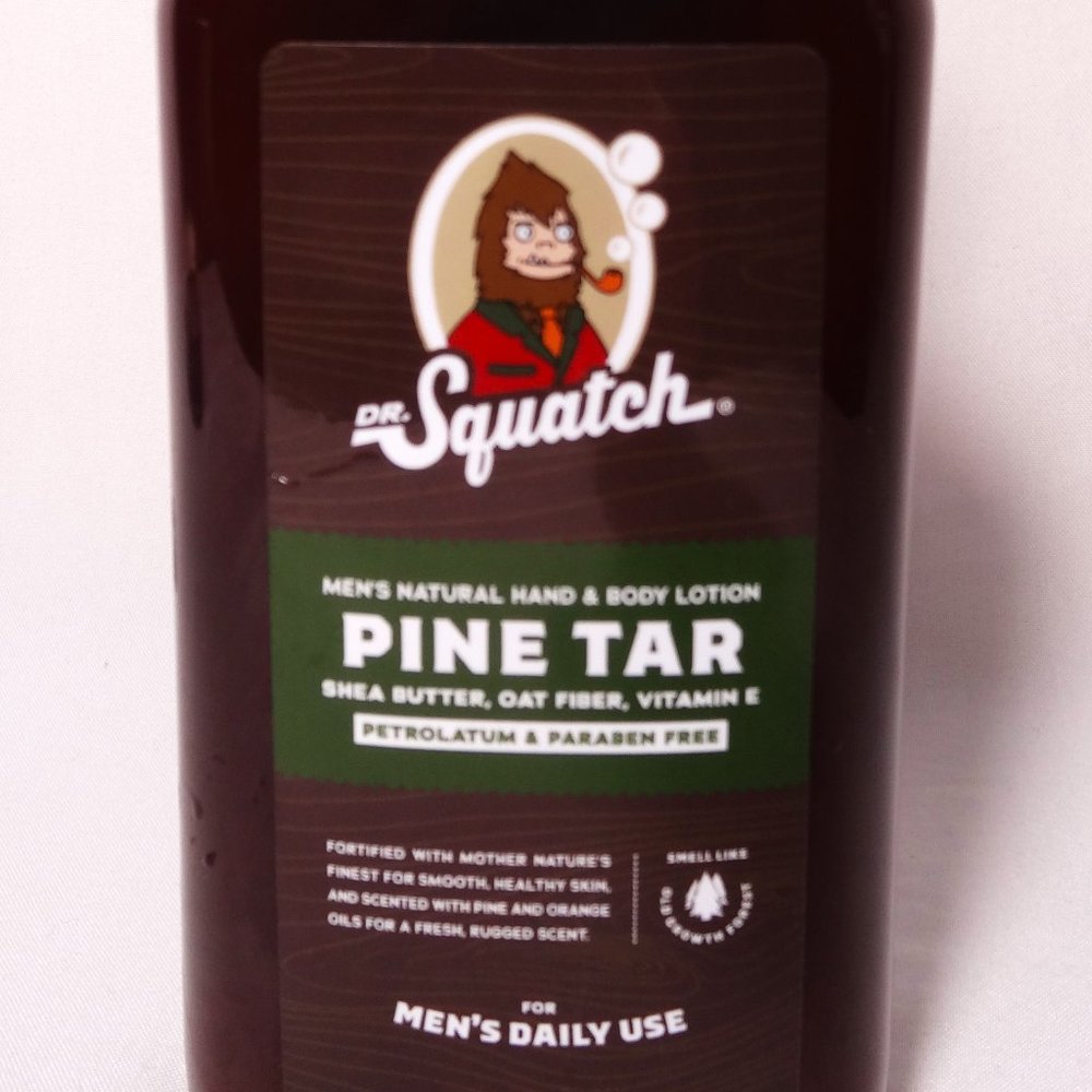 Dr Squatch Men's Pine Tar Natural Hand & Body Lotion (10 oz)